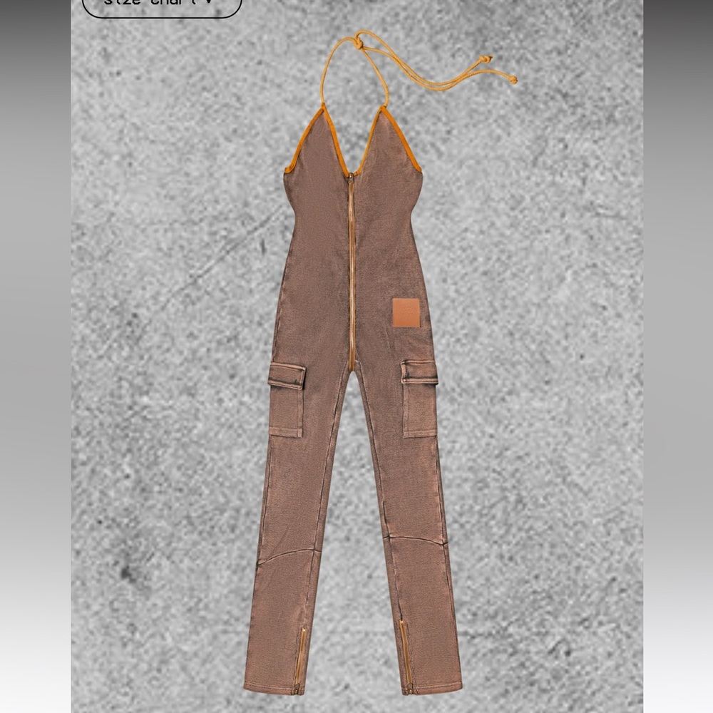 Tord Robes RUSTED U-ZIP JUMPSUIT